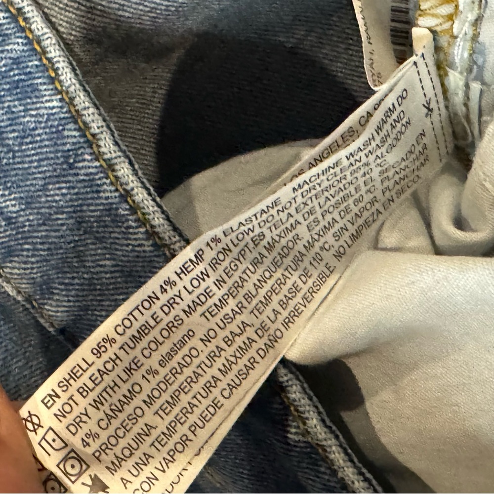 Forever 21 Jeans Wide Leg Distressed Jeans - Picture 7 of 9